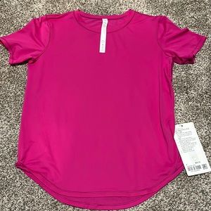 Lululemon Run and Train short sleeve Pink 4